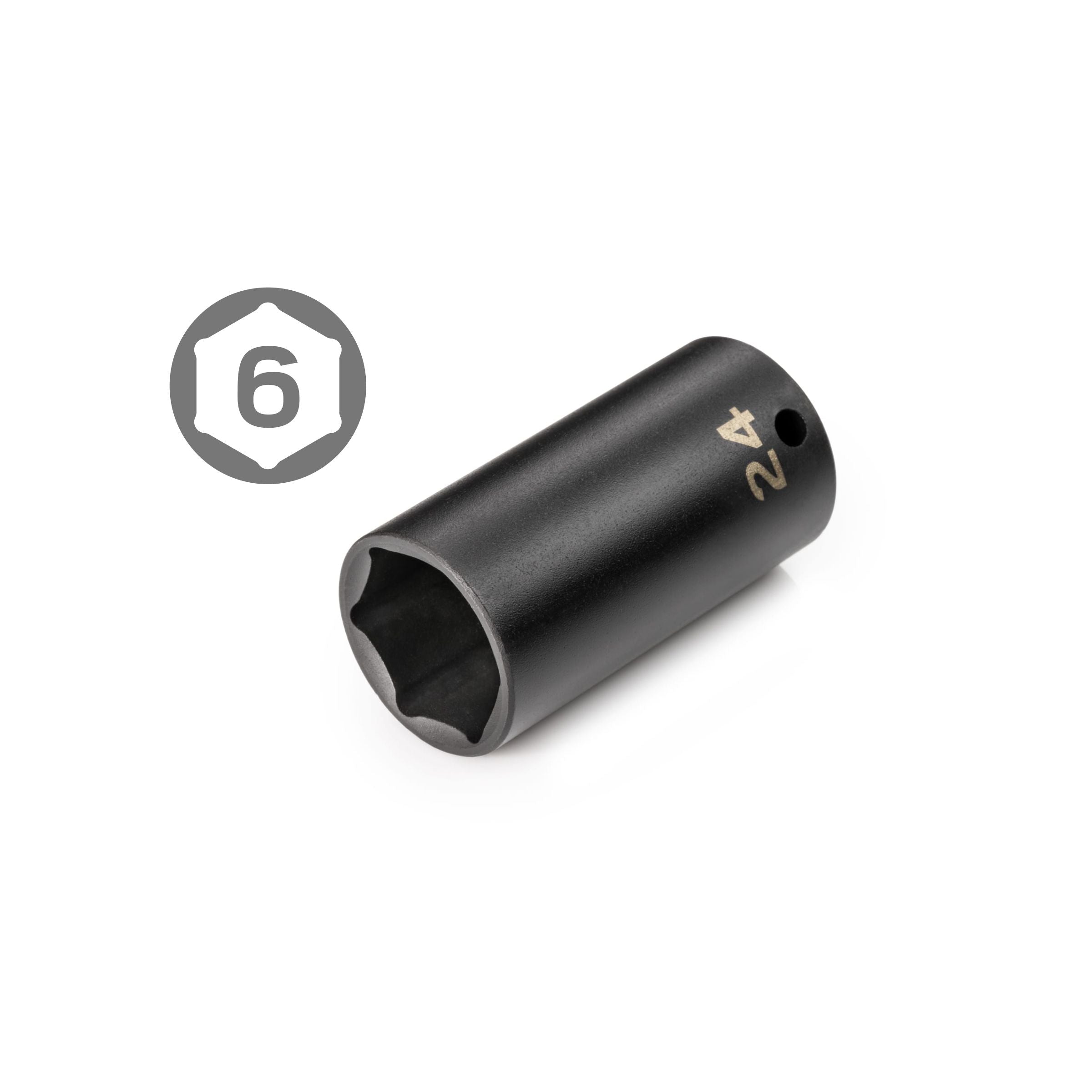 Action 24mm 1" Drive 6-point Metric Deep Thin Wall Impact Socket