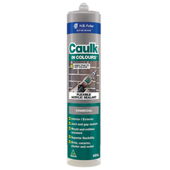 H.B. Fuller caulk in colours sealant cartridge charcoal