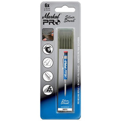 Precision Specialty Tools - Marker Silver-streak Refill Pack of 6 Markal Pro | MK96271