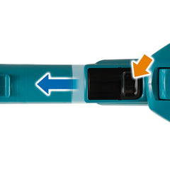Makita - 40V Max Brushless Stick Vacuum Push Button Switch Reusable Filter Bag - Tool Only | CL002GZ01