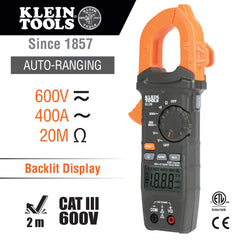 Klein Tools - 400A AC CLAMP METER DIGITAL AUTO RANGING | A-CL120