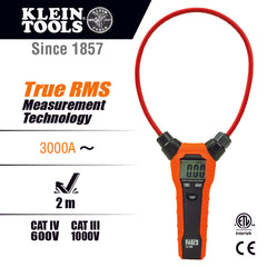 Klein Tools - FLEXIBLE AC CURRENT CLAMP METER | A-CL150