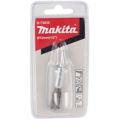 Makita - Knotted End Cup Brush 12mm Straight Shank | D-73835