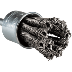 Makita - Knotted End Cup Brush 24mm Straight Shank | D-73857