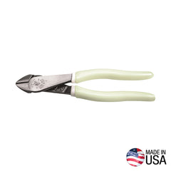 Klein Tools - 8" DIAGONAL CUT PLIER W/GLOW GRIP | A-D2000-28-GLW
