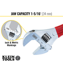Klein Tools - 10" ADJUSTABLE WRENCH EXTRA CAPACITY | A-D507-10
