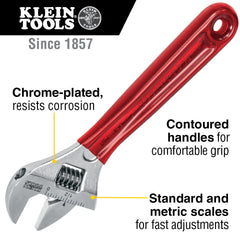 Klein Tools - 6" ADJUSTABLE WRENCH EXTRA-CAPACITY | A-D507-6