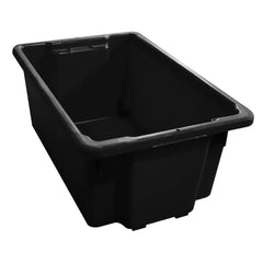 Richmond Rolling Solutions - 52L Stack & Nest Crate Black | 330RWC4602BLK
