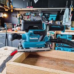 Makita - 18V Brushless 1/3 Sheet Finish Sander - Tool Only | DBO381Z