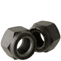 BBI - 1/2"-13 - Imperial Grade C Nylon Insert Locknut Phosphate & Oil UNC | 828190