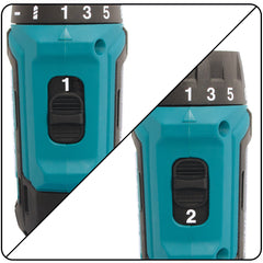 Makita - 12V Max 1/4" Hex Chuck Driver Drill - Tool Only | DF033DZ