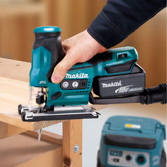 Makita - 18V Brushless Compact Barrel Handle Jigsaw - Tool Only | DJV185Z