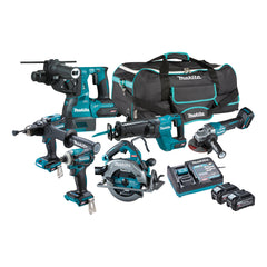 Makita - 40V Max Brushless 6 Piece Combo Kit | DK0250G601