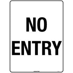 Uniform Safety Signs - 600x400mm - Metal - No Entry | TC304LM