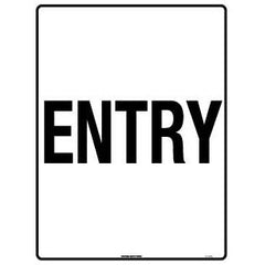 Uniform Safety Signs - 600x400mm - Poly - Entry | TC434LP