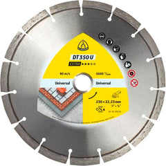 Klingspor -  DT 350 U Extra Diamond cutting blades for angle grinders for Construction materials, Concrete