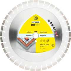 Klingspor -  DT 600 U Supra Large diamond cutting blades for Construction materials, Concrete, Cured concrete, reinforced, Chalky sandstone