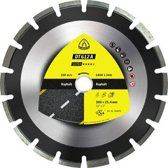 Klingspor -  DT 612 A Supra Large diamond cutting blades for Asphalt, Sandstone