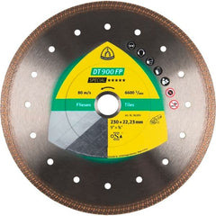 Klingspor - DT 900 FP Special Diamond cutting blades for angle grinders for Hard floor tiles, Porcelain, Hard wall tiles, Hard fine stoneware, Ceramics