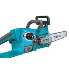 Makita - 18V 400mm Brushless Chainsaw Kit - Includes 1 x 5.0Ah Battery & Rapid Charger | DUC407RTX2