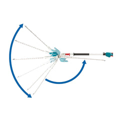 Makita - 18V Brushless 500mm Pole Hedge Trimmer - Tool Only | DUN501WZ