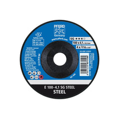 Pferd - Grinding Wheel E 100-4.1 SG Steel/16 (Pack of 10) | 62210426-10