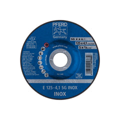 Pferd - Grinding Wheel E 125-4.1 SG Inox (Pack of 10) | 62212423-10