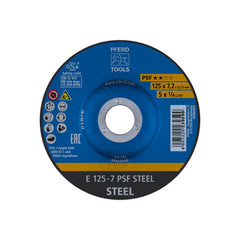 Pferd - Grinding Wheel E 125-7 Psf Steel (Pack of 10) | 62012634-10