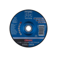 Pferd - Grind Whl E 180-7 Ceramic SGP Steelox (Pack of 10) | 62217300-10