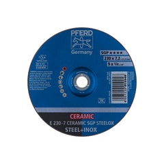 Pferd - Grind Whl E 230-7 Ceramic SGP Steelox (Pack of 10) | 62218300-10