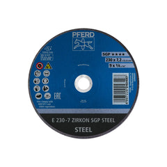 Pferd - Grind Whl Sa-E 230-7 Zirkon SGP Steel /1 (Pack of 10) | 69901573-10