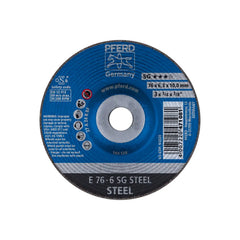 Pferd - Grinding Wheel E 76-6 SG Steel/10 (Pack of 10) | 62208626-10