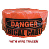 Alco - DANGER ELECT CABLE BELOW - W/WIRE 500mtr | WATPVCUMT-T