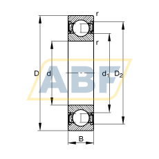 FAG Bearing - 6303-2RSC3L138_ Single Row Deep Groove Ball Bearing 17mm ID x 47mm OD x 14mm W (C3 Clearance) | 6303-2RSC3L138_