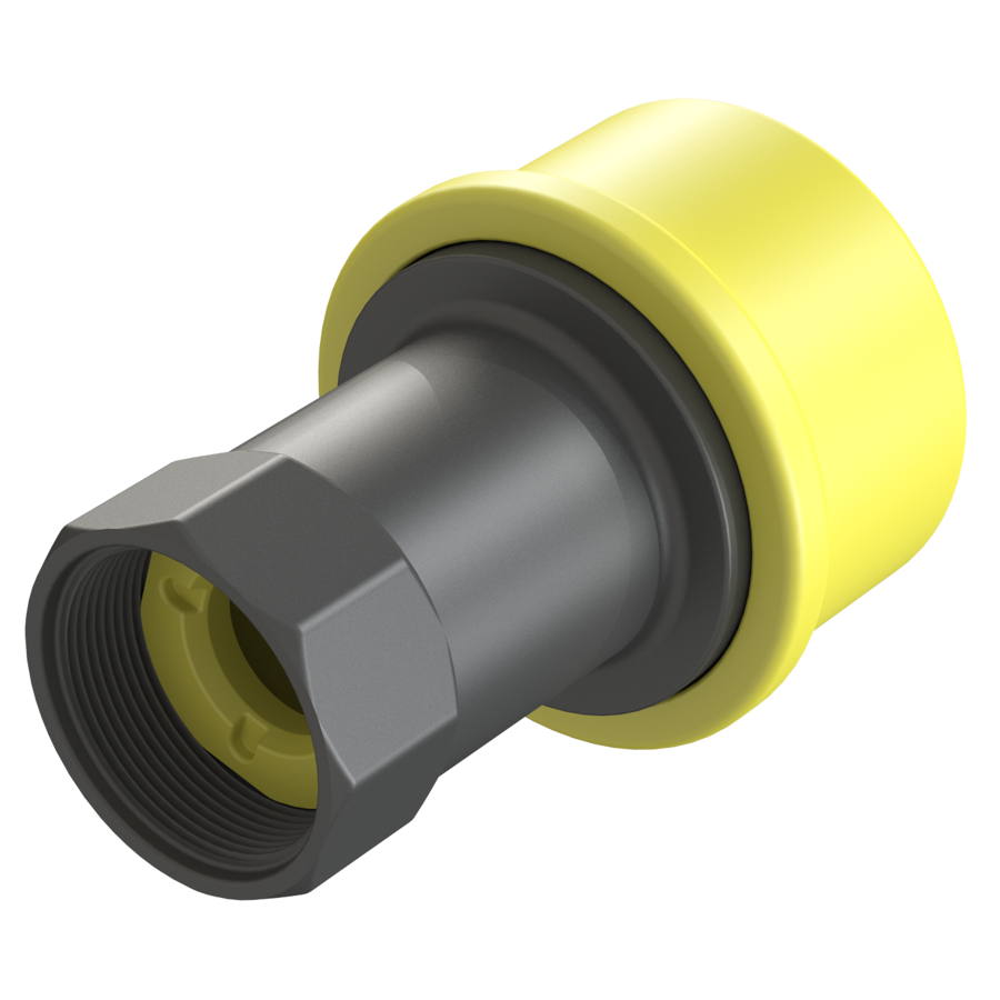 IFS Tema BSP Female Valved Plug Viton Seal