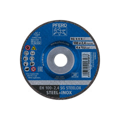 Pferd - Cut-Off Wheel Sa-Eh 100-2.4 SG Steelox (Pack of 25) | 69901433-25