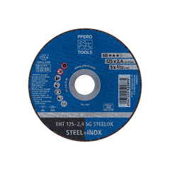 Pferd - Cut-Off Wheel EHT 125-2.4 SG Steelox (Pack of 25) | 61331432-25