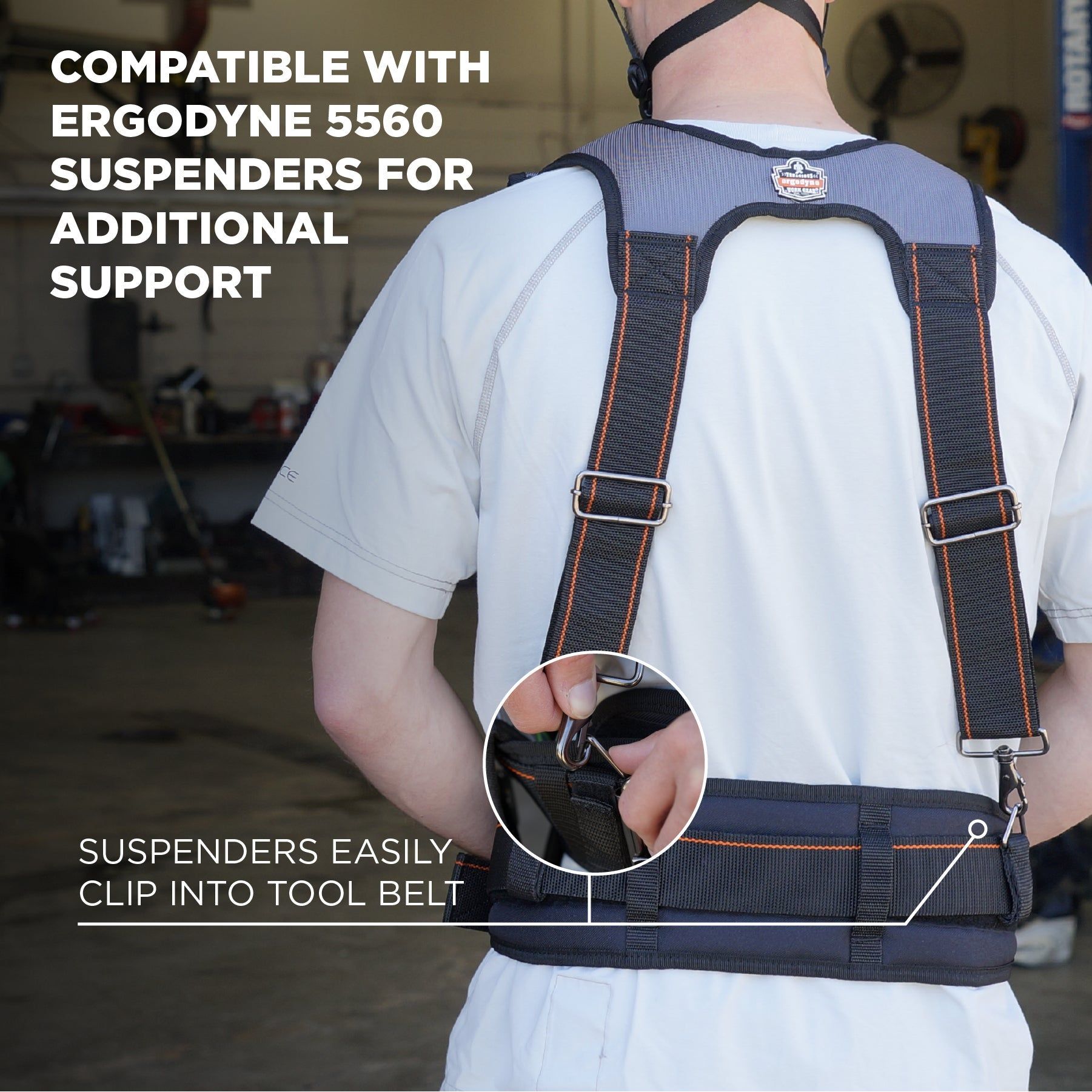 Ergodyne Arsenal 5555 Padded 5-Inch Work Tool Belt for All-Day Comfort