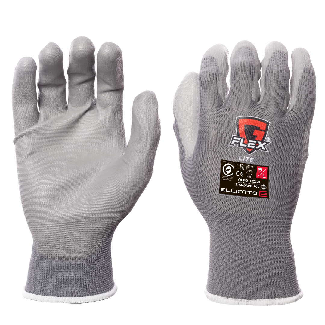 Elliotts - G-Flex Lite - Grey PU/Grey Liner. Size 7 (Pack of 120) | ELG310007-120