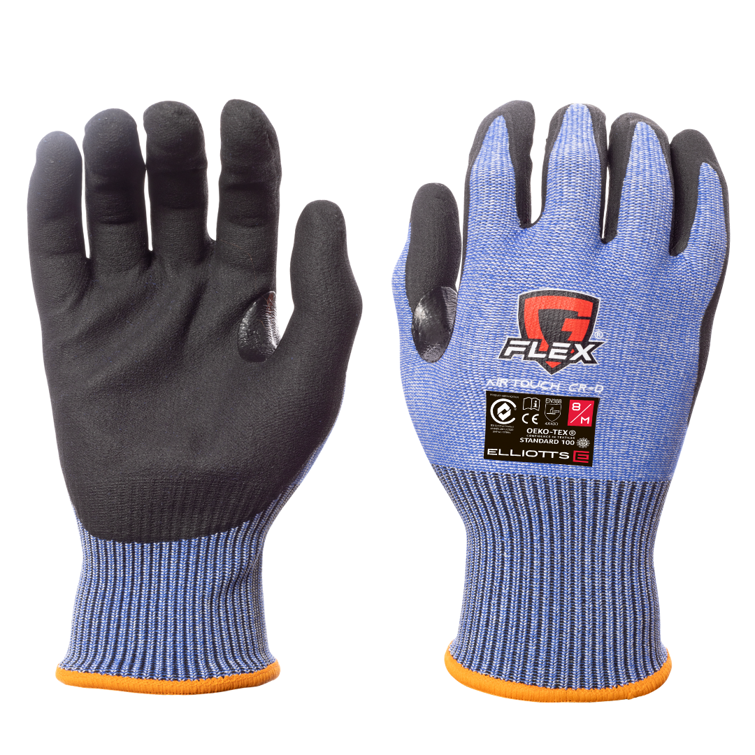 Elliotts - G-Flex AIRTouch Cut D Cut 5 Glove Blue Size 07 (Pack of 12) | ELG345007-12