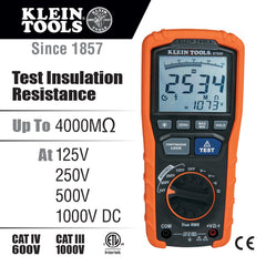 Klein Tools - Insulation Resistance Meter | A-ET600