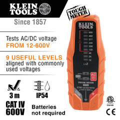 Klein Tools - ELECTRONIC AC/DC VOLTAGE TESTER | A-ET60