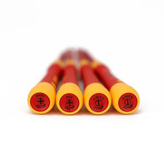 Wiha - 4 Piece Fine Screwdriver Set, Picofinish, Slotted & Phillips, VDE 1000V Insulated | WH-44847