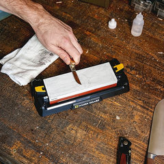 WorkSharp Benchtop Whetstone Sharpener | WSBCHWHT-I