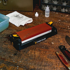 WorkSharp Benchtop Whetstone Sharpener | WSBCHWHT-I