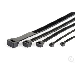 Surepak - Black Medium Duty Cable Ties 4.8mm x 300mm | CABLETIES48300
