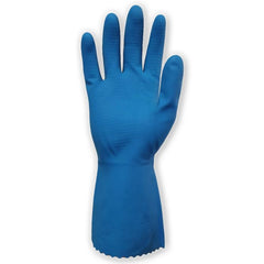 Surepak - Silverlined Blue Rubber Glove 8 Medium | GLOVES-BLUESLM