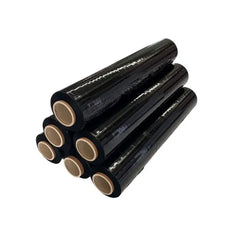 Surepak - Black Hand Stretch Film Pallet Wrap Surewrap 20 500mm x 450m 20um 4 ROLLS/CTN | PSW20HBLK