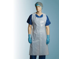Surepak - Disposable Blue LDPE Apron | APRONBLU