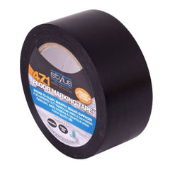 Surepak - PVC Indoor Floor Tape Black 48mm | TSTY471-BLK